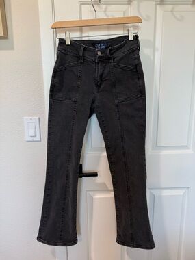 GAP Black Seamed Baby Boot Jeans Size 2/26S
